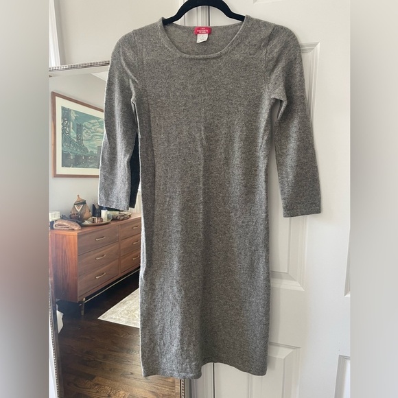 J. Crew Gray Cashmere Mini Dress - Picture 2 of 10